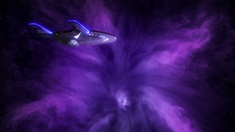 “Force of Nature” is the closest thing Star Trek has really had anything to say about the impact of its technology on the environment of the universe at large.